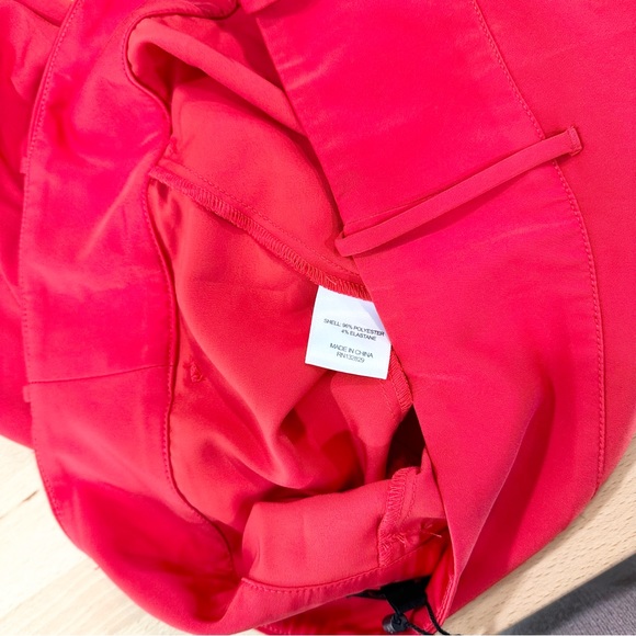 NBD Satin Cigarette Pant in Red NWT size XL - Picture 9 of 11
